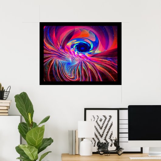 ねじり波 ポスター (ホームオフィス)