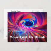 ねじり波 ポストカード (正面/裏面)