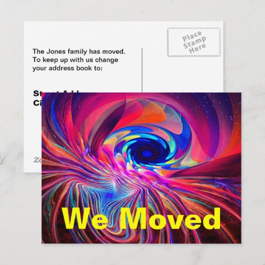 ねじり波 案内ポストカード (正面/裏面)