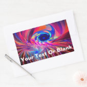 ねじり波 長方形シール (封筒)