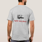 ねじれおよび叫び Tシャツ (裏面)