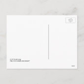 ねじれたおもしろいイースターバニー©サンディロン シーズンポストカード (裏面)