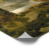 ねじれたつる植物を持つベランダ, 1828 ポスター (角)