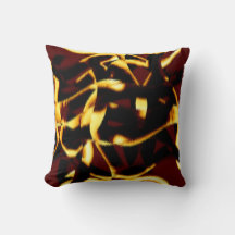 ねじれたストリークが燃えた黄色はビロードに見える