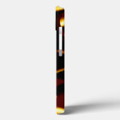 ねじれたストリークが燃えた黄色はビロードに見える Case-Mate iPhoneケース (裏面 / 左)