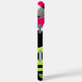 ねじれたチェッカーボードのグはっきりしたラフィックス Case-Mate iPhoneケース (裏面 / 右)