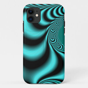ねじれたティール（緑がかった色） iPhone 11 ケース