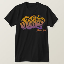 ねじれたヒロ数々のアロハ色 Tシャツ