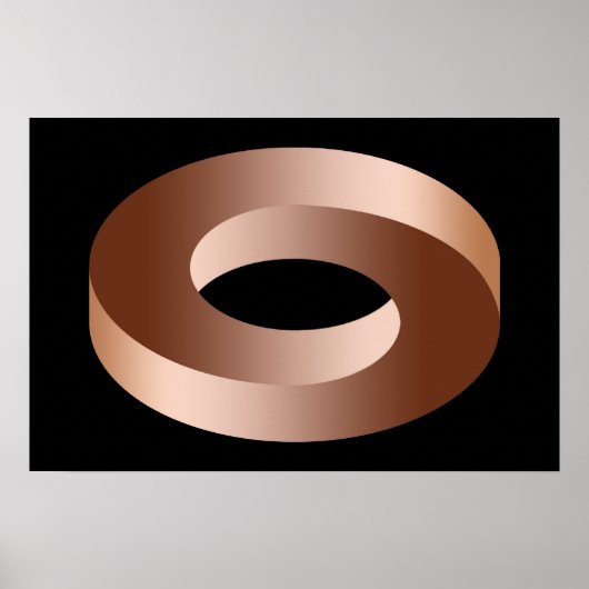 ねじれたリングや輪錯覚 ポスター (正面)