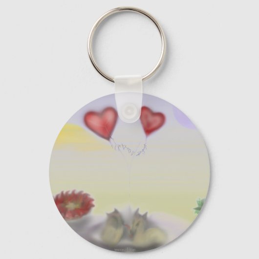 ねじれた凧 キーホルダー (正面)