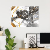 ねじれた抽象芸術ポスター ポスター (ホームオフィス)