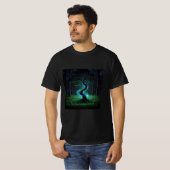 ねじれた木からの光 Tシャツ (正面フル)