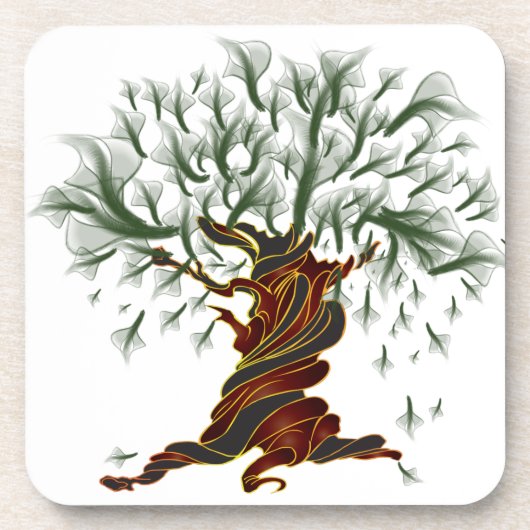 ねじれた木 コースター (正面)