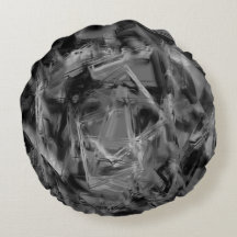 ねじれた正方形、グレーと黒の「ブラシストローク」