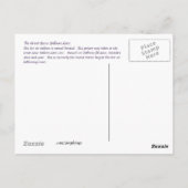 ねじれた熱気球 ポストカード (裏面)