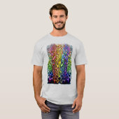 ねじれた色彩 Tシャツ (正面フル)