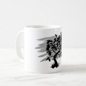 ねじれた若木 コーヒーマグカップ (正面左)
