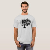 ねじれた若木 Tシャツ (正面フル)