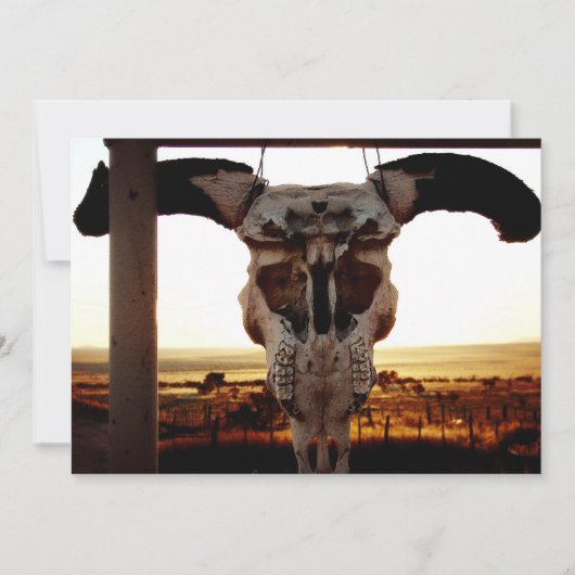 ねじれた角 招待状 (正面)