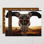 ねじれた角 招待状 (正面/裏面)