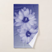 ねじれた青花びら バスタオルセット (ハンドタオル)