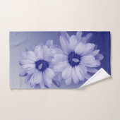 ねじれた青花びら バスタオルセット (ハンドタオル)