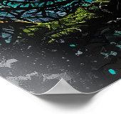 ねじれた魅惑の木 – ゴシック様式のファンタジー ポスター (角)