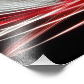 ねじれた1赤 フォトプリント            (角)