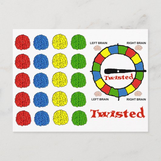 ねじれた ポストカード (正面)