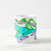 ねじれたHボックス コーヒーマグカップ (中央)