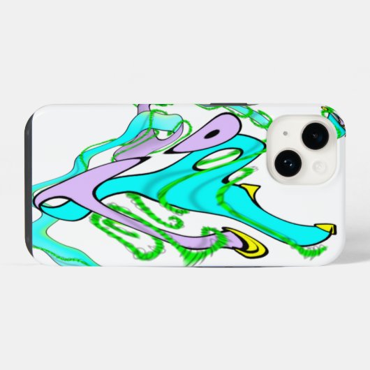 ねじれたWボックス iPhoneケース (裏面横)