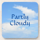 ねじれのある部分的に曇った空 コースター (正面)