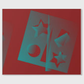 ねじれ形状 ラッピングペーパー (フラット)