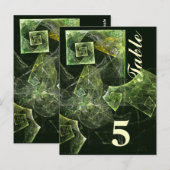 ねじれ残高表の番号葉書 ポストカード (正面/裏面)