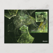 ねじれ残高表の番号葉書 ポストカード (裏面)