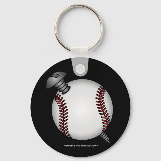 ねじボールのキーチェーン キーホルダー (正面)