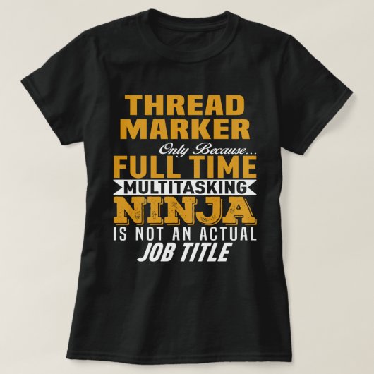 ねじマーカー Tシャツ (デザイン正面)