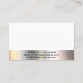 ねじリール | 船乗り | 金属トリム 名刺 (裏面)