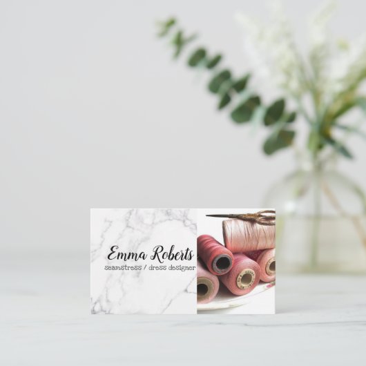 ねじリール | Seamstress名刺 名刺 (スタンド正面)