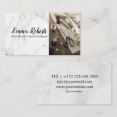 ねじリール | Seamstress Business Card 名刺 (正面/裏面)