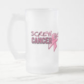 ねじ乳癌 フロストグラスビールジョッキ (左)