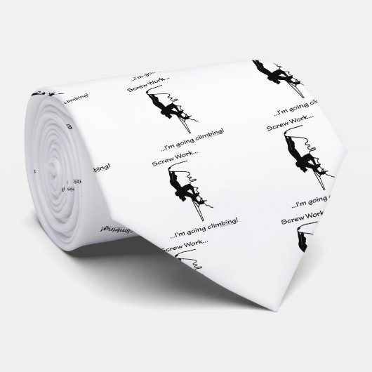 ねじ仕事の…行く石の登山 ネクタイ (ロール)