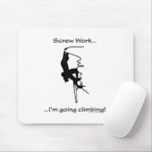 ねじ仕事の…行く石の登山 マウスパッド (マウス)