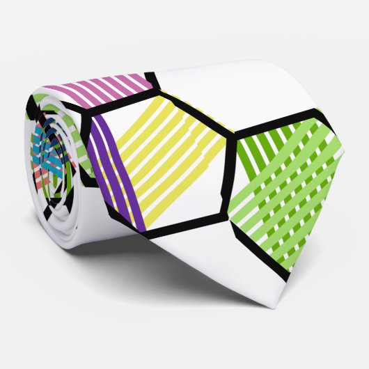 ねじ付き六角形 ネクタイ (ロール)