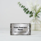 ねじ名刺が付いている金属の一見のプレート 名刺 (スタンド正面)