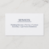 ねじ回しワイヤーカッタースパナ外形手回し 名刺 (裏面)