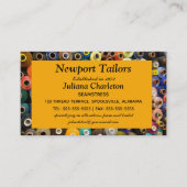 ねじ筋の編集可能スプール仕立て 名刺 (正面)