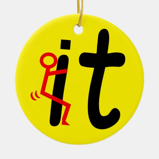 ねじ込む セラミックオーナメント (正面)