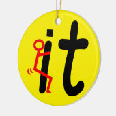 ねじ込む セラミックオーナメント (左)