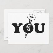 ねじ込む ポストカード (正面/裏面)